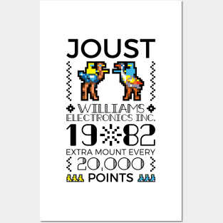 Joust Arcade Design Posters and Art